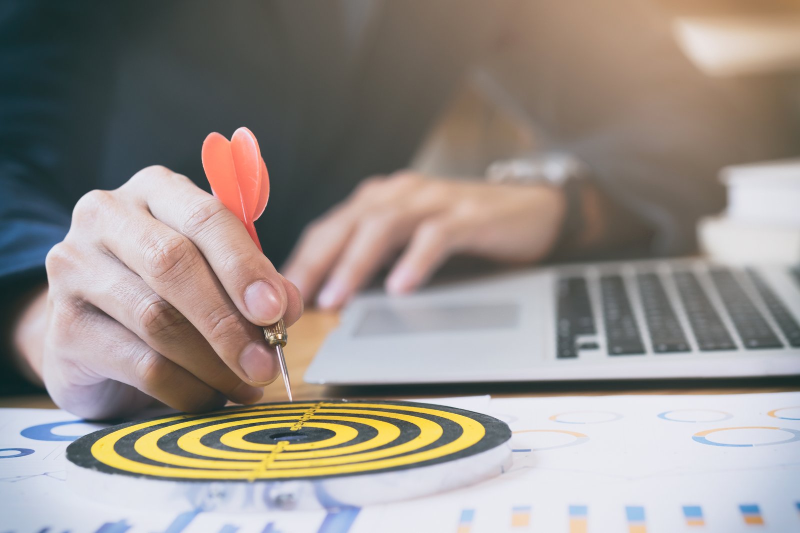 Business strategy and goals being planned